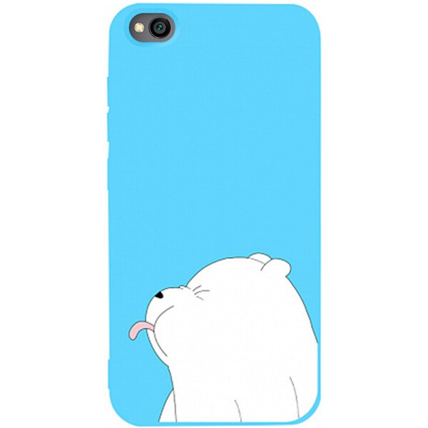 

Чехол-накладка TOTO Matt Tpu 2mm Print Case Xiaomi Redmi Go #57 Bear Tongue Sky Blue