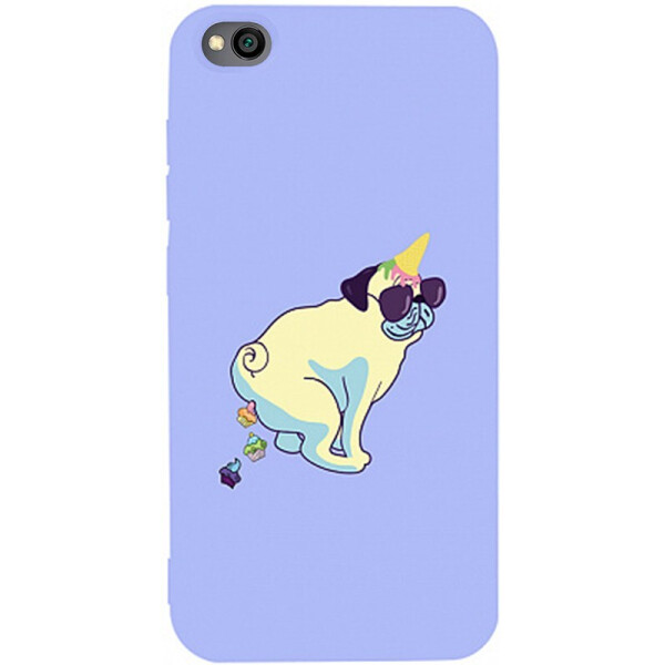 

Чехол-накладка TOTO Matt Tpu 2mm Print Case Xiaomi Redmi Go #77 Kakedog Light Purple