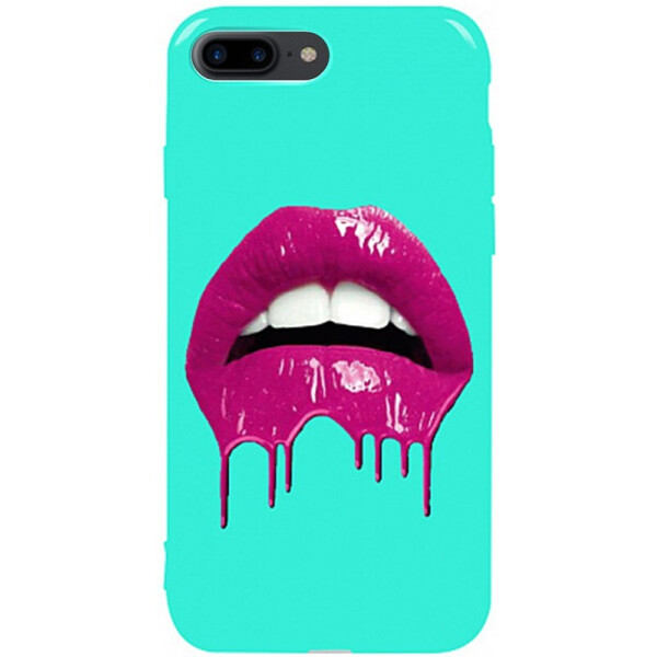 

Чехол-накладка TOTO Pure Tpu 2mm Print Case Apple iPhone 7 Plus/8 Plus #32 Lips Mint