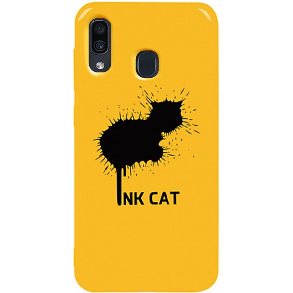 

Чехол-накладка TOTO Pure Tpu 2mm Print Case Samsung Galaxy A20/A30 #48 Inkcat Yellow