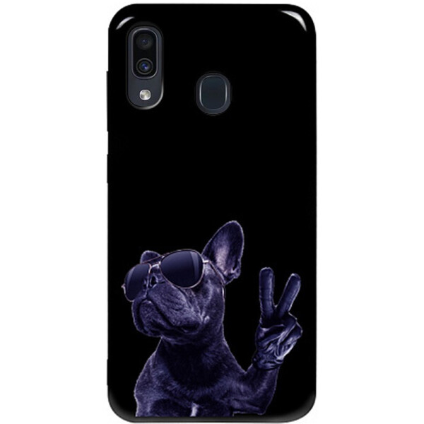 

Чехол-накладка TOTO Pure Tpu 2mm Print Case Samsung Galaxy A20/A30 #80 Cooldog Black