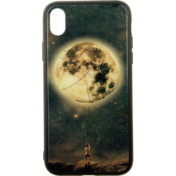 

Чехол-накладка TOTO Tempered Glass Phone Case Fashionable для Apple iPhone XR Star Space