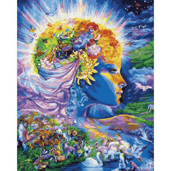 

Картина По Номерам. Rainbow Art "покровительница Природы" Gx34516-Ra