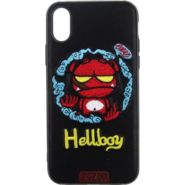 

Чехол-накладка PUZOO TPU plusTPU with stitchwork craft Star show iPhone X Black Hellboy