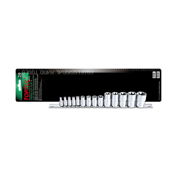 

Набор Головок Torx На Планке Toptul 1/4"-1/2" E4-E24 14Ед. Gaar1402