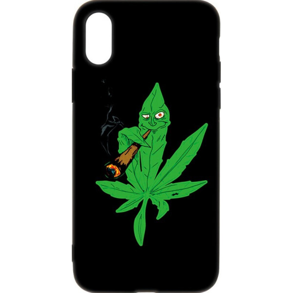 

Чехол-накладка TOTO Cartoon Soft Silicone TPU Case Apple iPhone X/Xs Cannabis Black