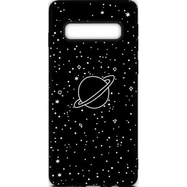 

Чехол-накладка TOTO Cartoon Soft Silicone TPU Case Samsung Galaxy S10 Saturn Black