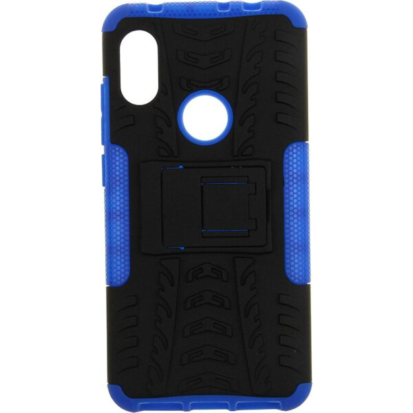 

Чехол-накладка TOTO Dazzle kickstand 2 in 1 phone case для Xiaomi Redmi Note 6 Pro Blue