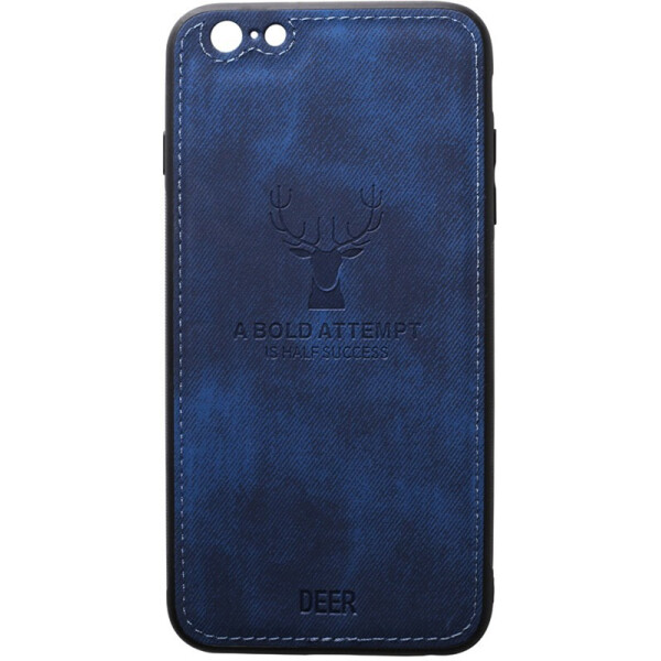

Чехол-накладка TOTO Deer Shell With Leather Effect Case для Apple iPhone 6/6s Dark Blue