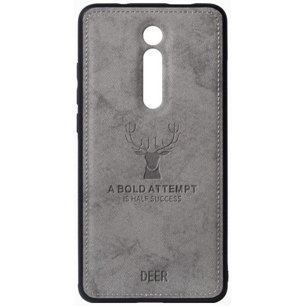 

Чехол-накладка TOTO Deer Shell With Leather Effect Case для Xiaomi Mi 9T/Redmi K20 Grey