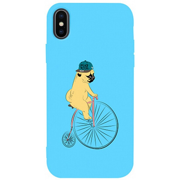 

Чехол-накладка TOTO Matt Tpu 2mm Print Case Apple iPhone X/XS #10 Dog Ride Sky Blue