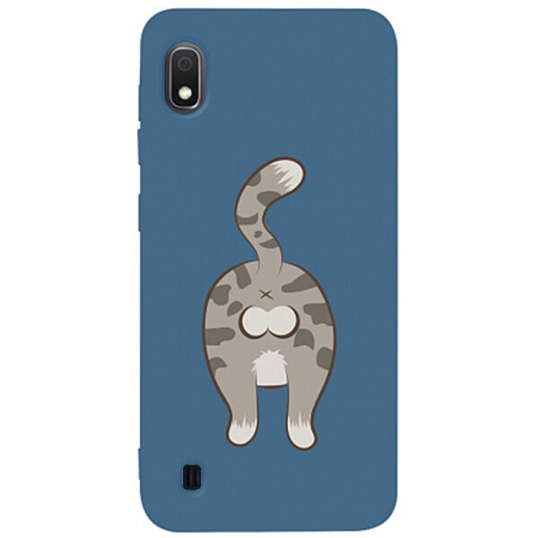 

Чехол-накладка TOTO Matt Tpu 2mm Print Case Samsung Galaxy A10 #62 Catzad Navy Blue