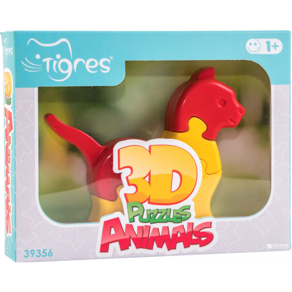 

Игрушка Развивающая: 3D Пазлы Животные 39356 (Кот)
