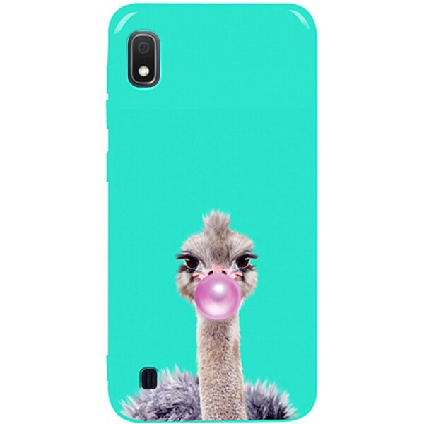 

Чехол-накладка TOTO Pure Tpu 2mm Print Case Samsung Galaxy A10 #38 Ostrich Gum Mint