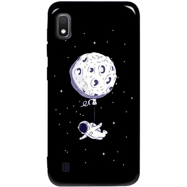 

Чехол-накладка TOTO Pure Tpu 2mm Print Case Samsung Galaxy A10 #47 Space Moon Black