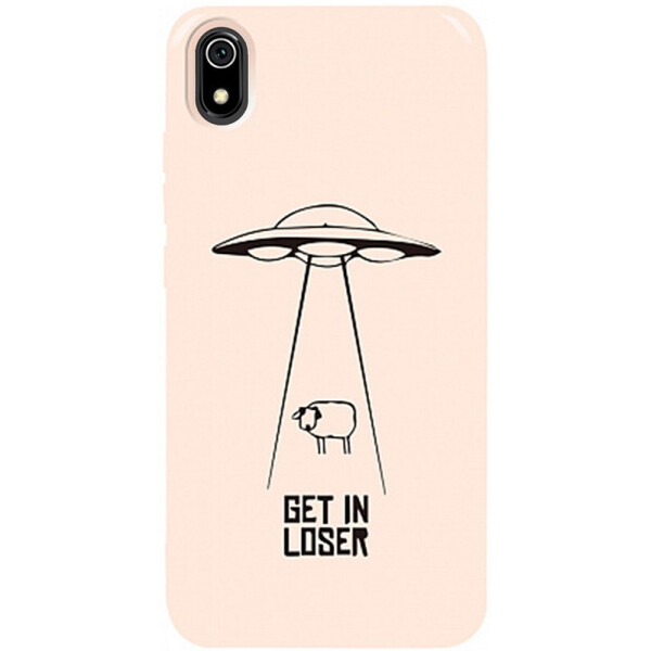

Чехол-накладка TOTO Pure Tpu 2mm Print Case Xiaomi Redmi 7a #70 Get Loser Sand pink