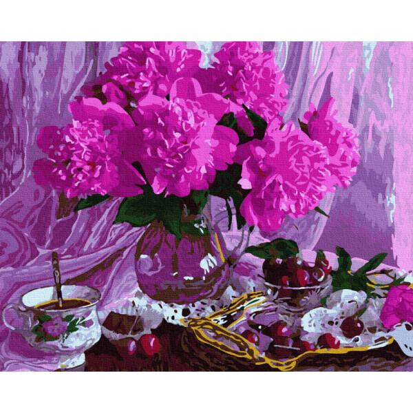 

Картина По Номерам. Rainbow Art ";пионы"; Gx5071-Ra