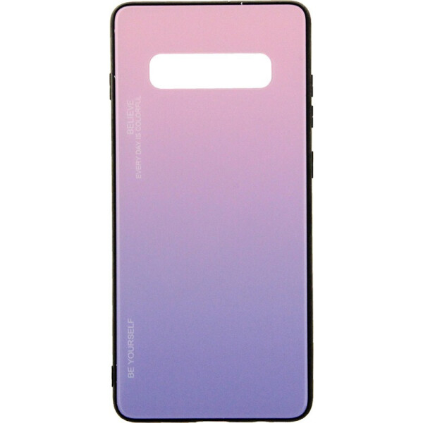 

Чехол-накладка TOTO Tempered Glass Phone Case Gradient для Samsung Galaxy S10 Plus Pink
