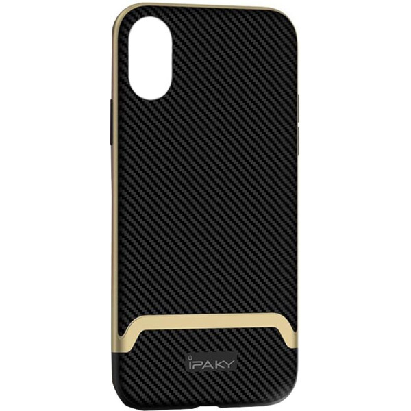

Чехол-накладка Ipaky Bumblebee Series/ PC Frame with TPU Case iPhone Xr (6,1) Gold