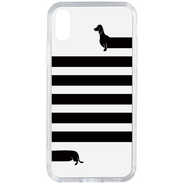 

Чехол-накладка TOTO Acrylic+Tpu Print Case Apple iPhone X/XS #25 Taksa Transparent