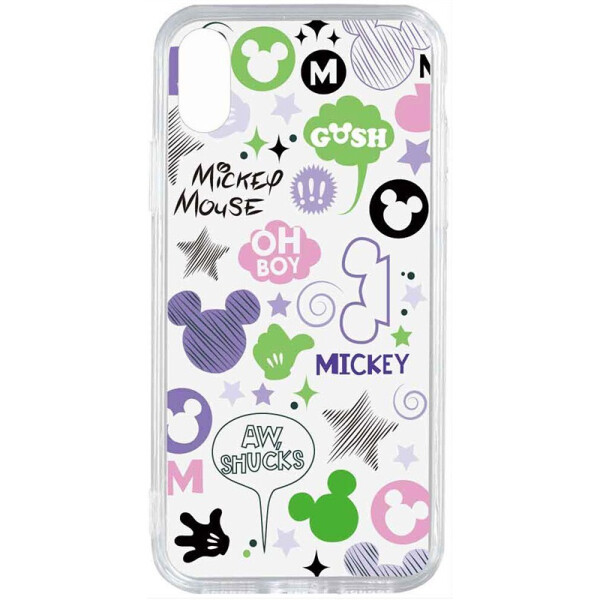 

Чехол-накладка TOTO Acrylic+Tpu Print Case Apple iPhone X/XS #59 Bg Bm Transparent