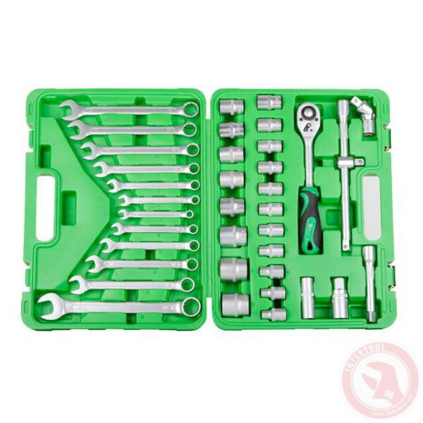 

Набор Инструментов 38Ед. 1/2" Cr-V Intertool Et-6038Sp