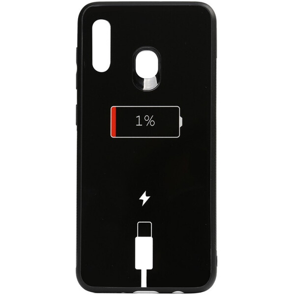 

Чехол-накладка TOTO Cartoon Print Glass Case для Samsung Galaxy A20/A30 Battery Charge