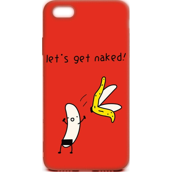 

Чехол-накладка TOTO Cartoon Soft Silicone TPU Case Apple iPhone SE/5s/5 Banana Red