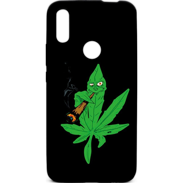 

Чехол-накладка TOTO Cartoon Soft Silicone TPU Case Huawei P Smart Z Cannabis Black