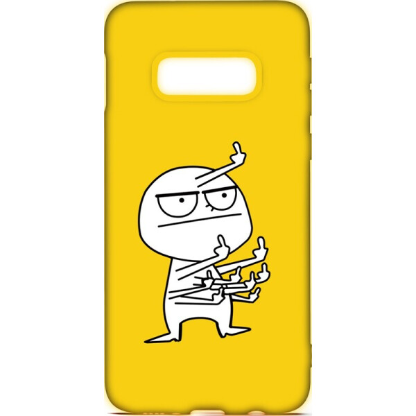 

Чехол-накладка TOTO Cartoon Soft Silicone TPU Case Samsung Galaxy S10e FK 9 Yellow