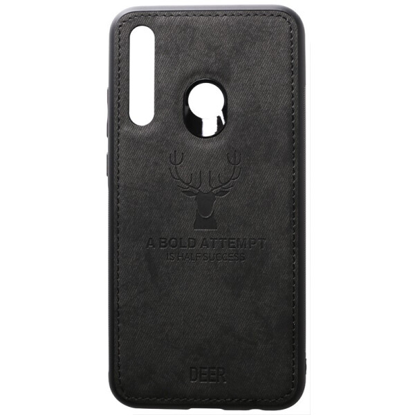 

Чехол-накладка TOTO Deer Shell With Leather Effect Case для Huawei P Smart+ 2019 Black