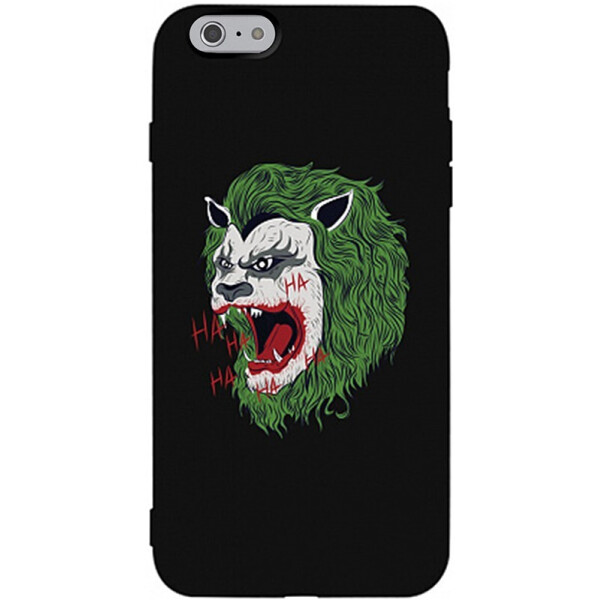

Чехол-накладка TOTO Matt Tpu 2mm Print Case Apple iPhone 6/6s #12 Green Lion Black