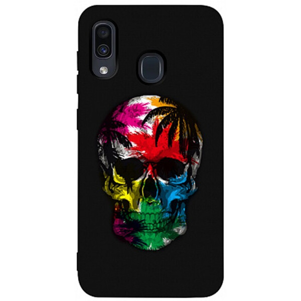 

Чехол-накладка TOTO Matt Tpu 2mm Print Case Samsung Galaxy A20/A30 #29 Skull Black