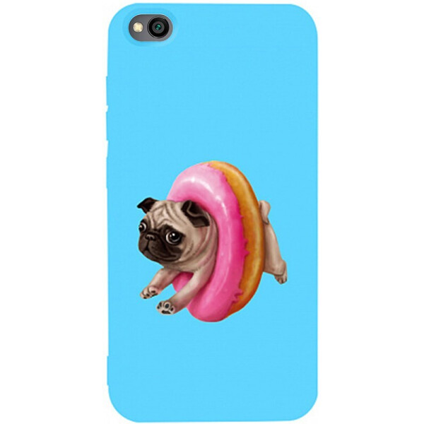 

Чехол-накладка TOTO Matt Tpu 2mm Print Case Xiaomi Redmi Go #34 Dog Donat Sky Blue