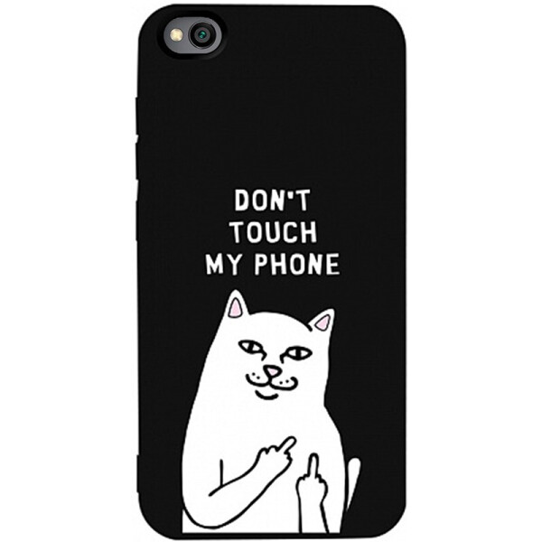 

Чехол-накладка TOTO Matt Tpu 2mm Print Case Xiaomi Redmi Go #58 Cat Dontouch Black