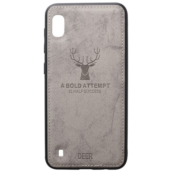 

TOTO Deer Shell With Leather Effect Case Samsung Galaxy A10 Grey