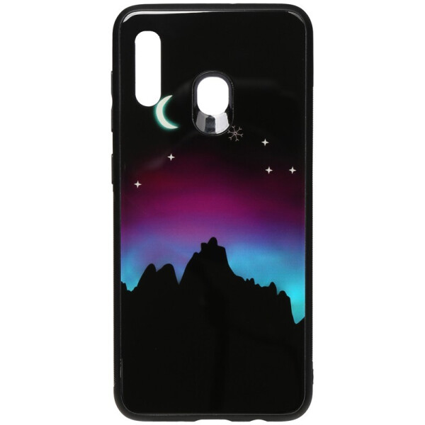 

Чехол-накладка TOTO Night Light Print Glass Case для Samsung Galaxy A20/A30 Young Moon