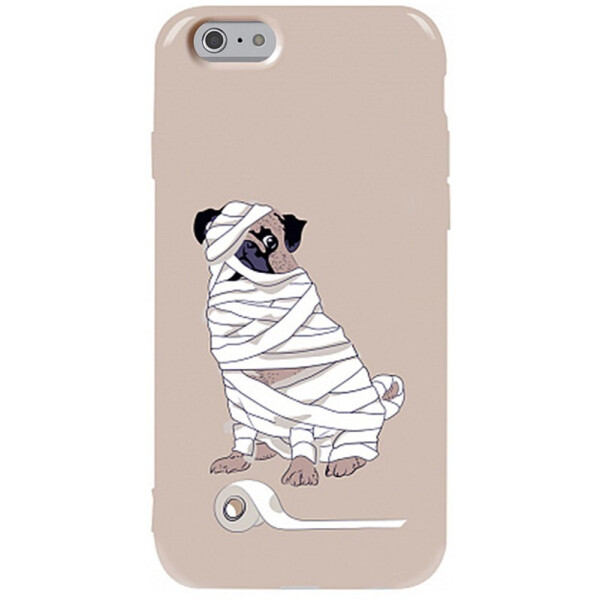 

Чехол-накладка TOTO Pure Tpu 2mm Print Case Apple iPhone 6/6s #15 Dog Mumiya Stone