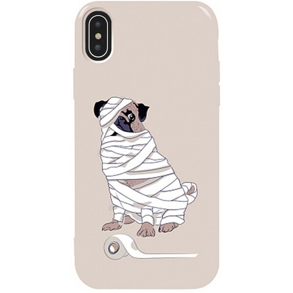 

Чехол-накладка TOTO Pure Tpu 2mm Print Case Apple iPhone X/XS #15 Dog Mumiya Stone