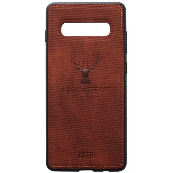 

TOTO Deer Shell With Leather Effect Case Samsung Galaxy S10e Brown