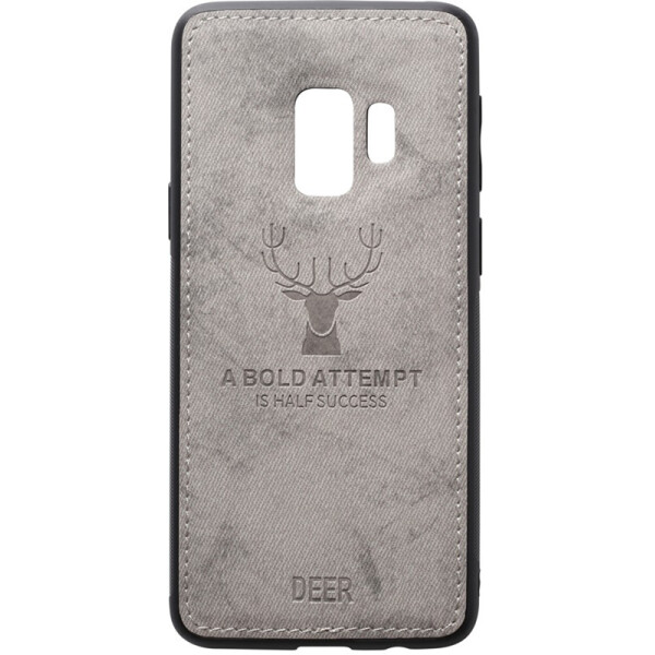 

TOTO Deer Shell With Leather Effect Case Samsung Galaxy S9 Grey