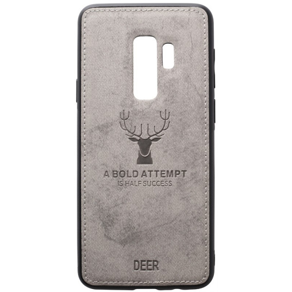 

TOTO Deer Shell With Leather Effect Case Samsung Galaxy S9+ Grey