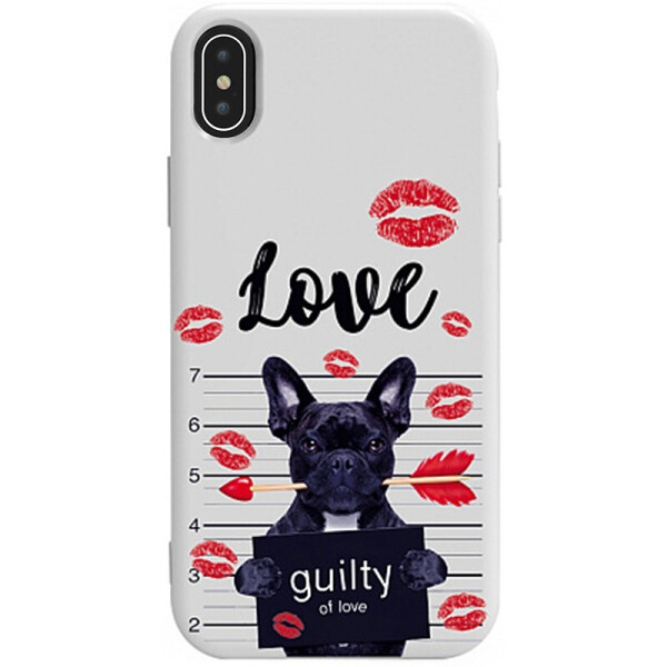 

Чехол-накладка TOTO Pure Tpu 2mm Print Case Apple iPhone Xs Max #39 Dog Kiss White
