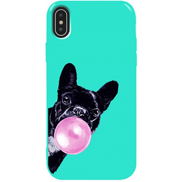 

Чехол-накладка TOTO Pure Tpu 2mm Print Case Apple iPhone Xs Max #75 Bubbledog Mint
