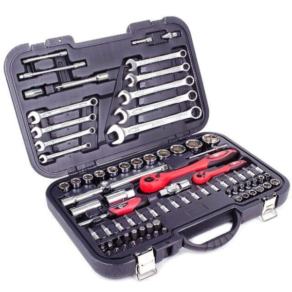 

Профессиональный Набор Инструментов 1/2" & 1/4"; 82Ед Intertool Et-6082
