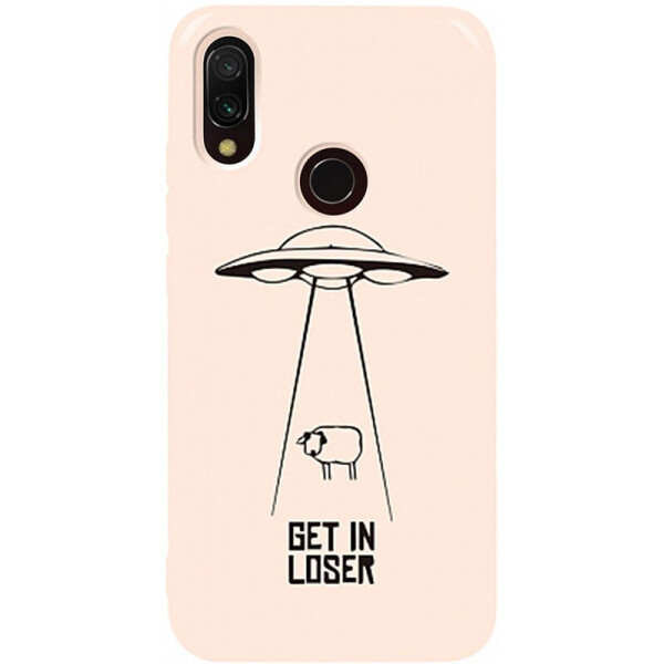 

Чехол-накладка TOTO Pure Tpu 2mm Print Case Xiaomi Redmi 7 #70 Get Loser Sand pink