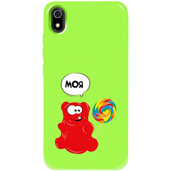 

Чехол-накладка TOTO Pure Tpu 2mm Print Case Xiaomi Redmi 7a #14 Valera Candy Green