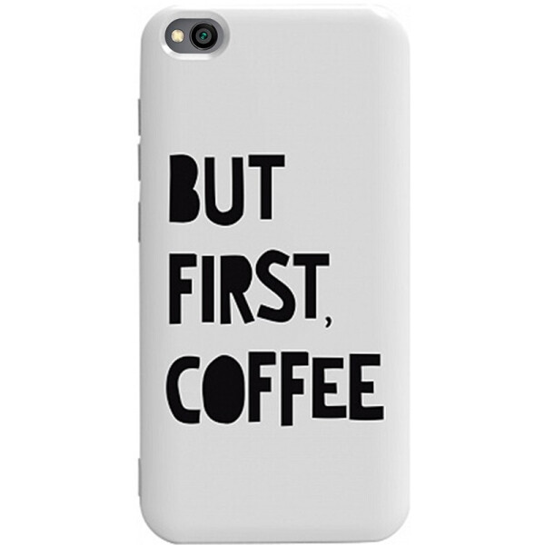 

Чехол-накладка TOTO Pure Tpu 2mm Print Case Xiaomi Redmi Go #41 First Coffee White