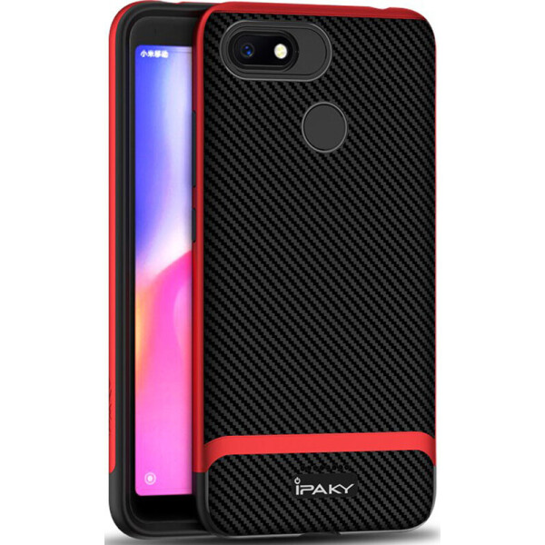 

Чехол-накладка Ipaky Bumblebee Series/ PC Frame with TPU Case Xiaomi Redmi 6A Red