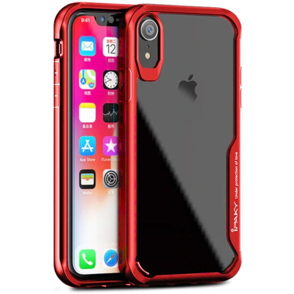 

Чехол-накладка Ipaky Survival TPU Frame Injected Anti-Scratch iPhone Xr (6,1) Red